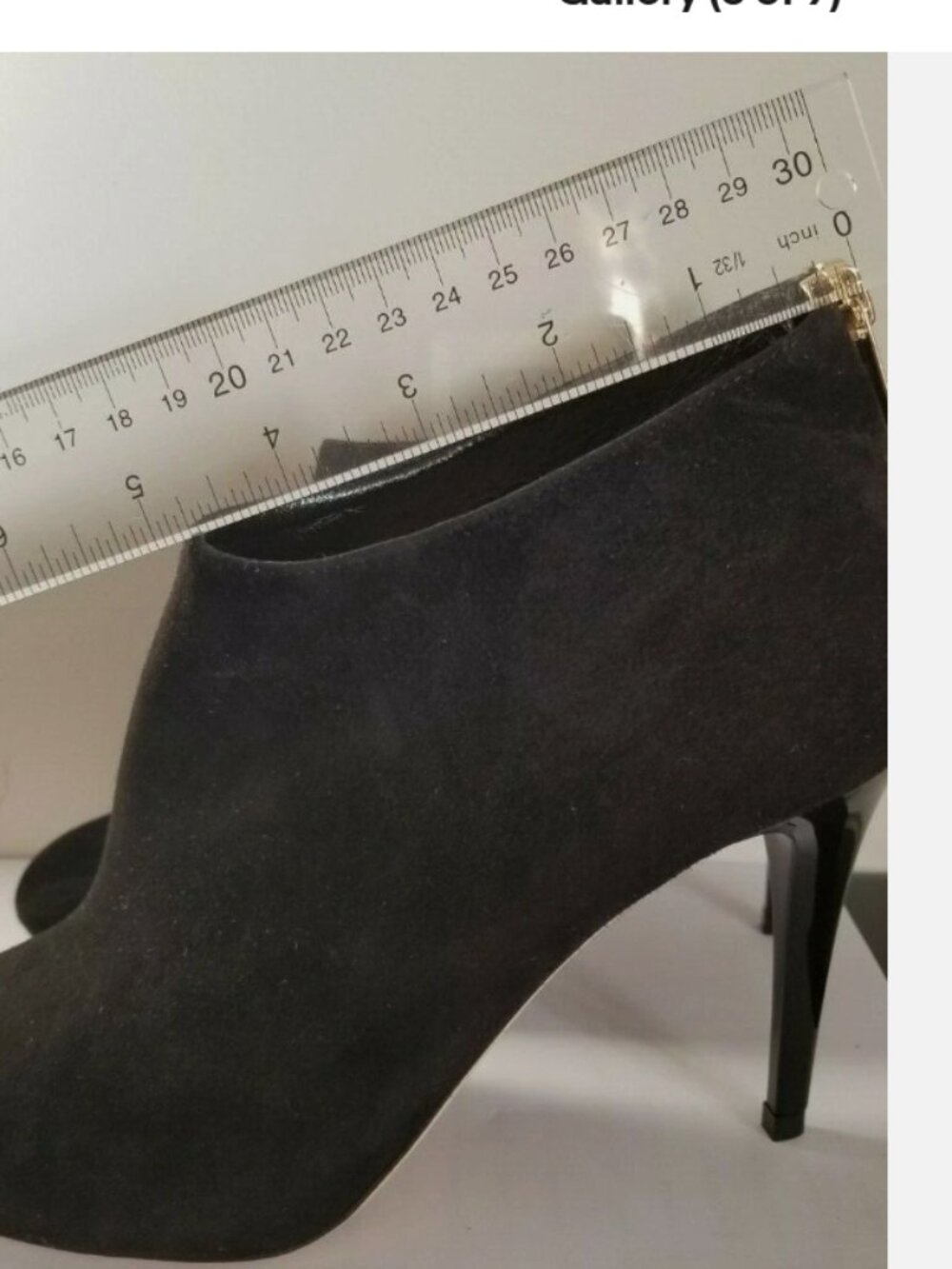 NWT Jimmy Choo Mendez Black Suede Stiletto Ankle Shoes Booties Size 39 - ITALY - Picture 5 of 12